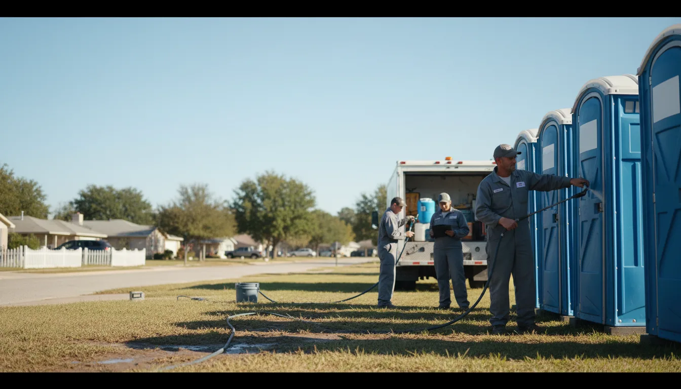 Long-Term Portable Toilet Rental in Holland, TX near me